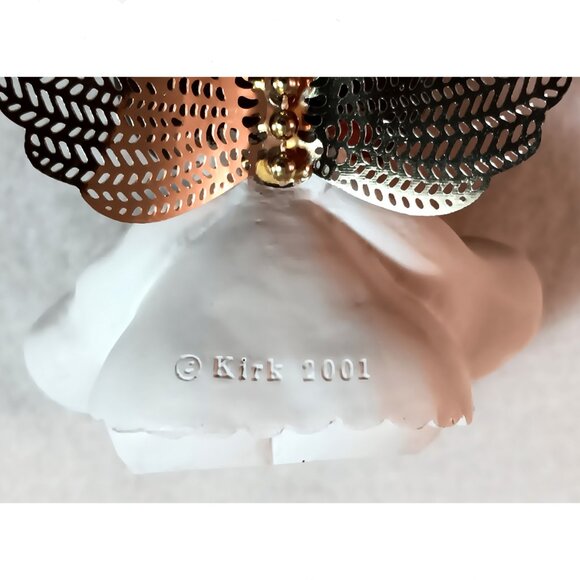 Kirk 2001 Angel Cheeks figurine Native American pumpkins 3" - Picture 5 of 5